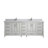 Aberdeen 84'' Double Bathroom Vanity with Quartz Top-94240504-74716246