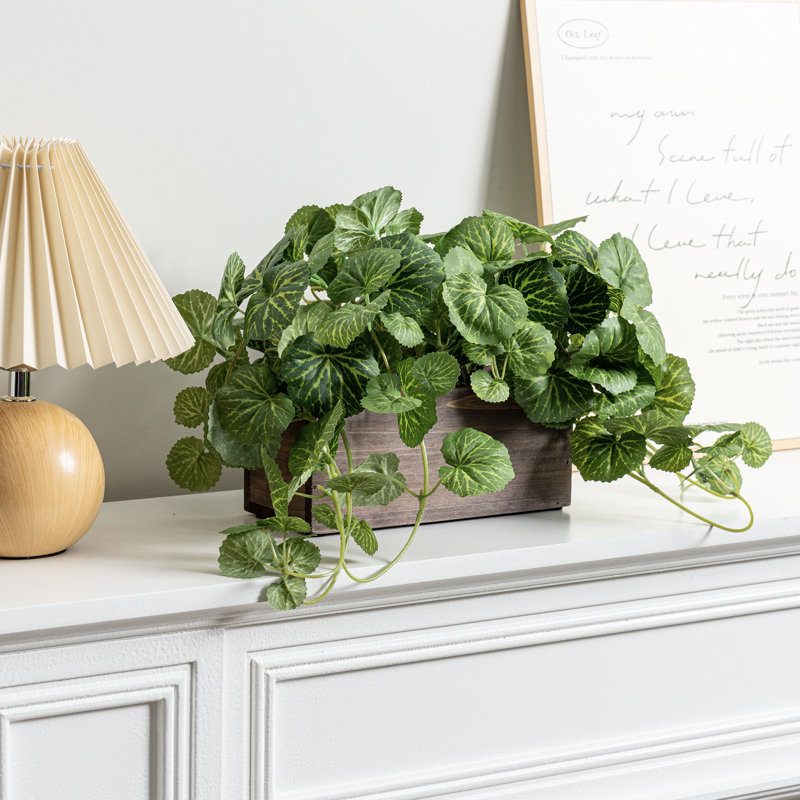 Fausse plante artificielle bégonia en pot
