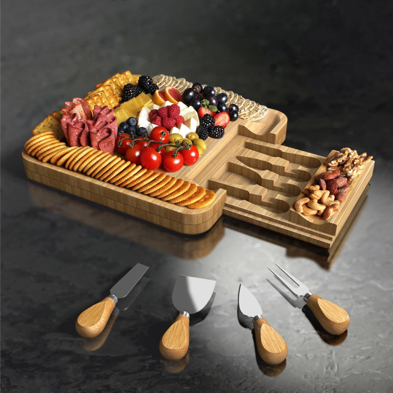 Belfry Kitchen Emberley Bamboo Cheese Board