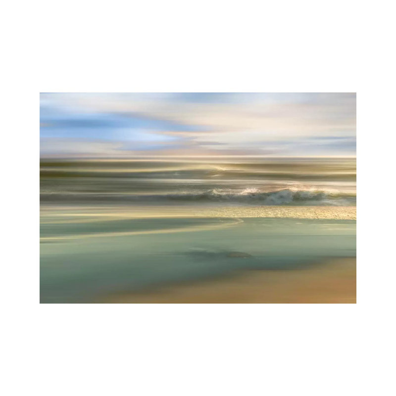 Topaz Light by Mike Calascibetta - Wrapped Canvas Painting, 20.32 cm H x 30.48 cm W