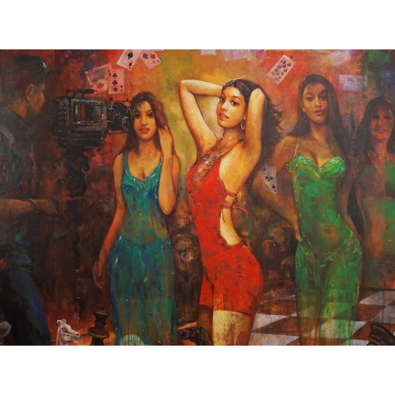 La destination finale, peinture | Acrylique sur toile | Décoration murale