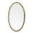 Metal Oval Wall Mirror