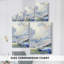 Autour des nuages III - Toile tendue avec châssis de qualité supérieure - Prêt à accrocher-108955554