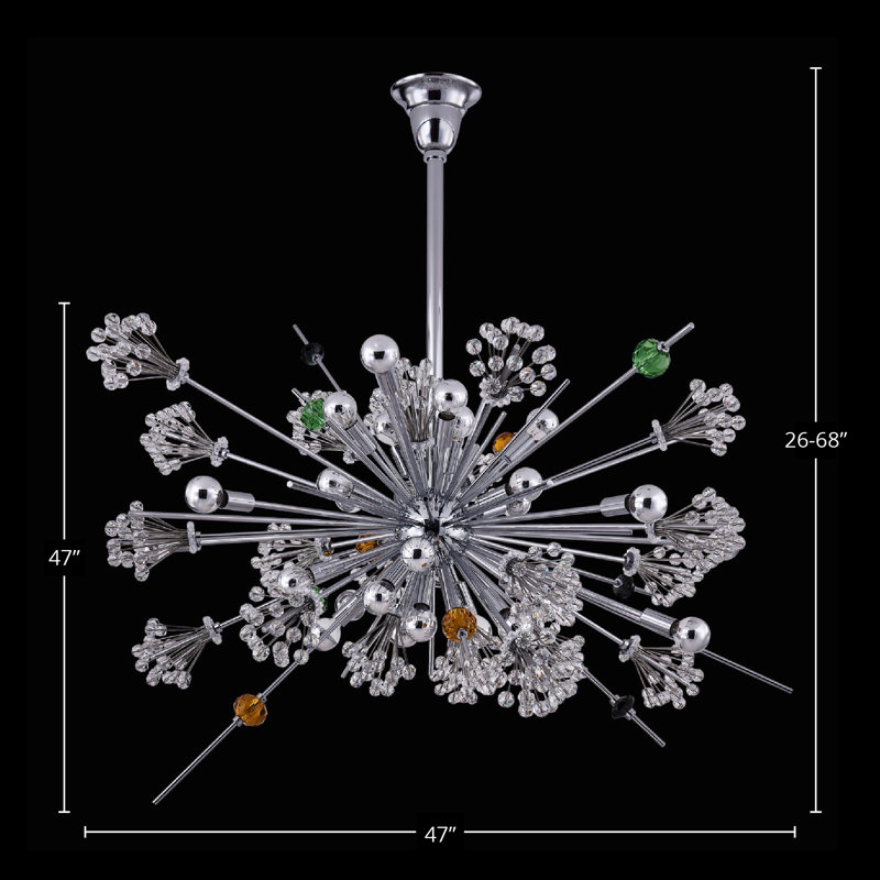 Constellation Colorata 30 LT chrome / lustre Constellation Colorata Allegri, Chrome poli