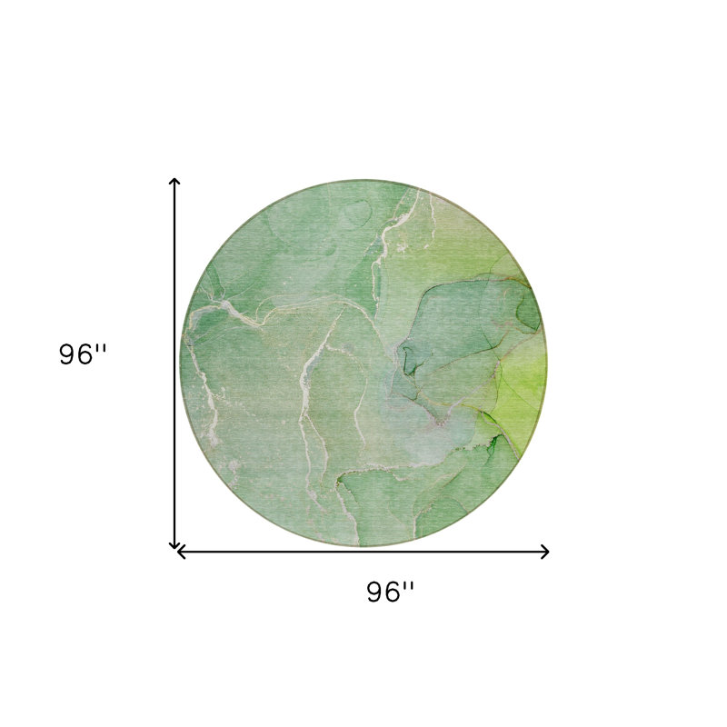 Tapis extérieur rond rond 8 po