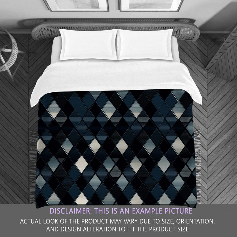 Polyester Argyle Comforter, Twin Comforter