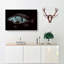 A Blue Fish - Wrapped Canvas Painting-55368236