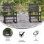 Chaise berçante en plastique Collis-88857864