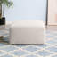 Repose-pieds en chenille - Repose-pieds et meubles d'appoint polyvalents beiges | Idée de cadeau