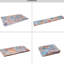 Revêtement de sol pour bureau 9 x 12 - lavable, à poils courts, antidérapant, antidérapant, pliable, teinté, pour différents endroits