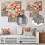 Rose et gris, hortensia, campagne charmante II, impression d'art mural hortensia-962158434-962158435