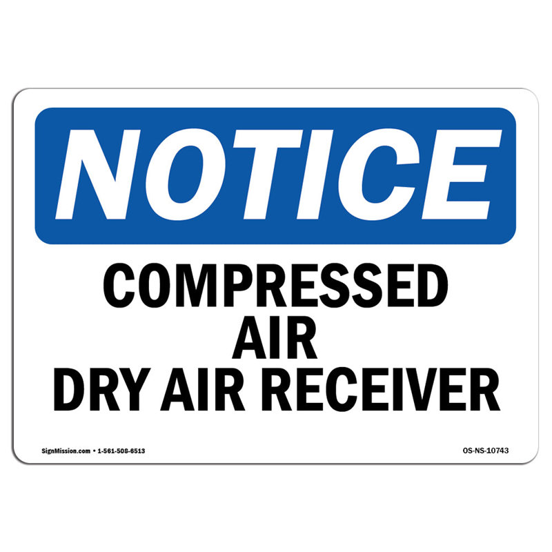 Enseigne de récepteur d'air comprimé