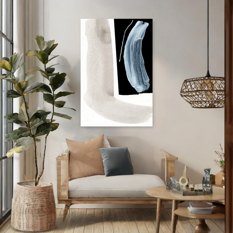 Art contemporain contemporain abstrait, H 48 po x l 32 po