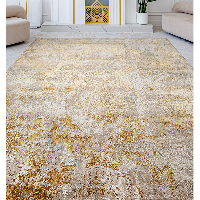 Abstract Area Rug, Rectangle 8' x 10'