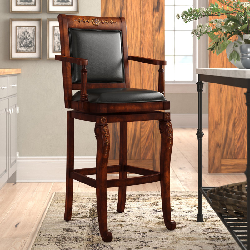 Tabouret de bar et de comptoir pivotant Merton, Tabouret de bar (assise de 30 po de hauteur)