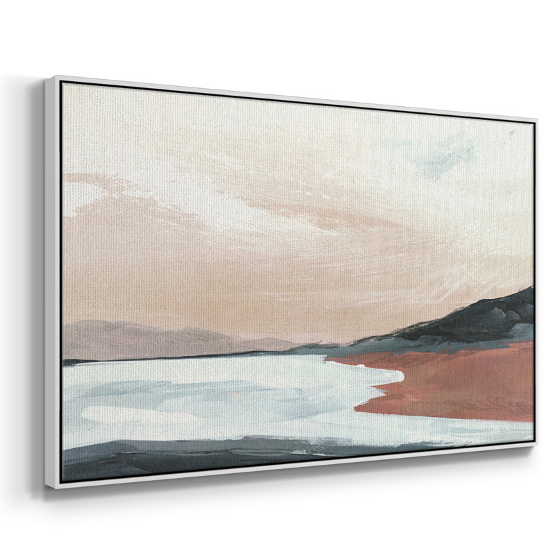 Paynes Coast II, reproduction d'art sur toile, Blanc, H 27 po x l 41 po x P 2 po