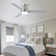 Amici Modern 48'' Flush Mount Ceiling Fan with LED Lights and Remote Control