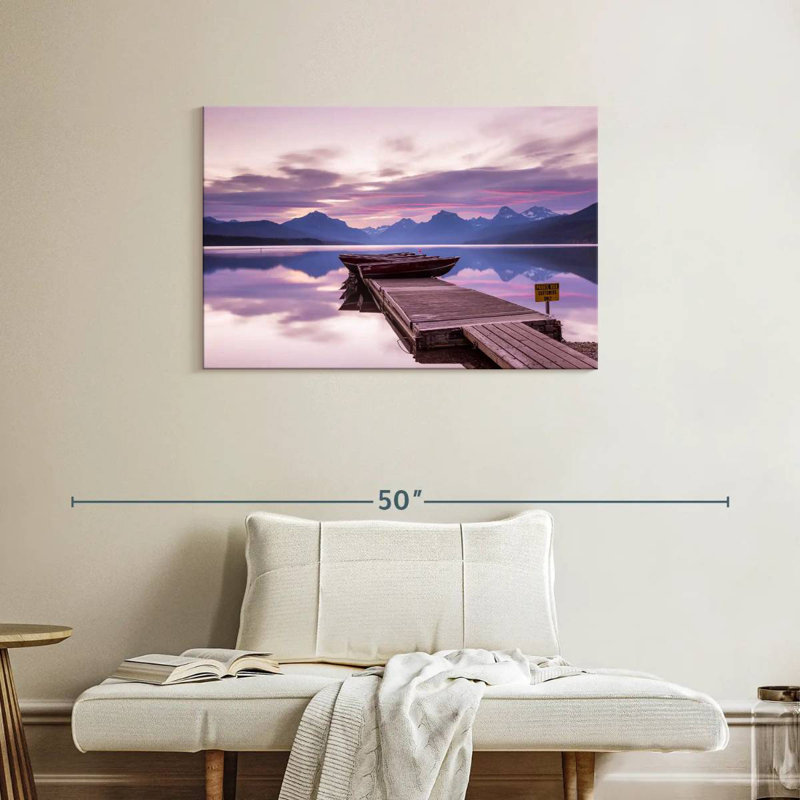 Mehar Lake McDonald Dock, 24" H x 36" W
