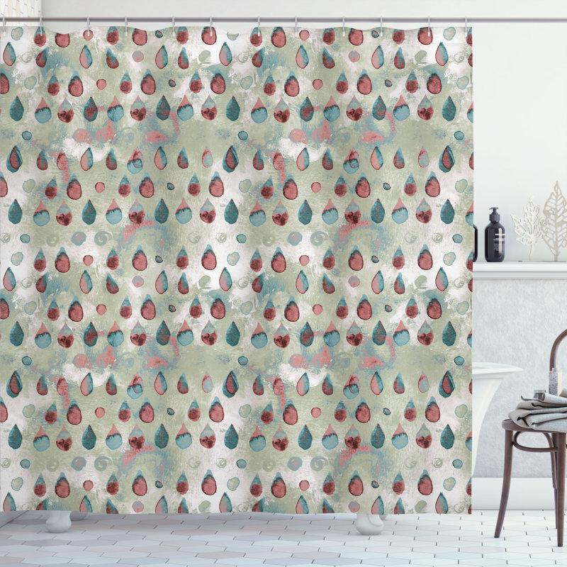 Shower Curtain with Hooks Included, Pale Khaki, 84"H x 69"W