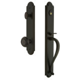 Complete Inactive Arc Dummy Handleset with Parthenon Knob and Rosette