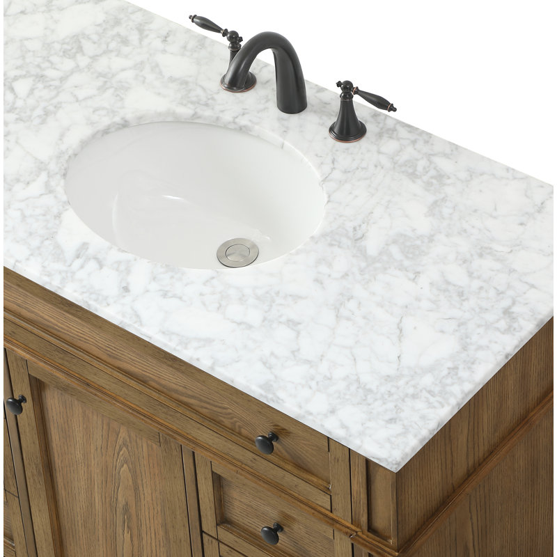 Ensemble de meuble-lavabo simple 42 po Rivers, Bois flottant