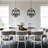 20" Farmhouse 3-Light Geometric Chandelier Dimmable