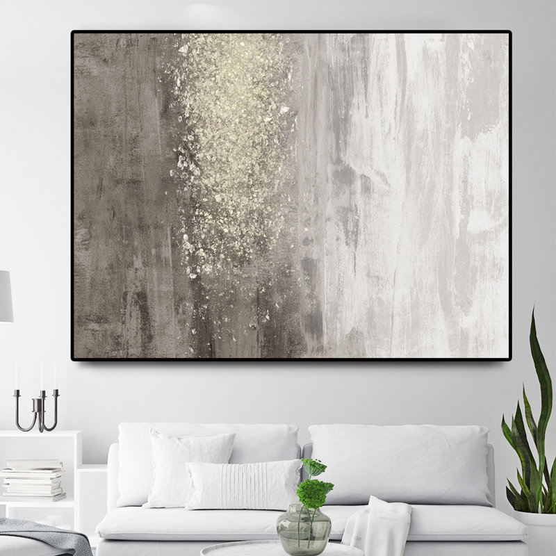 « paillettes rain ii » par jennifer grolier, impression sur toile