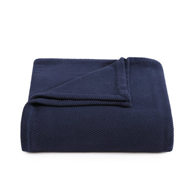 Couverture en coton piqué uni Tommy Hilfiger