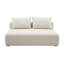 Chiemi Cheryll Textured Fabric Modular Loveseat-619561196