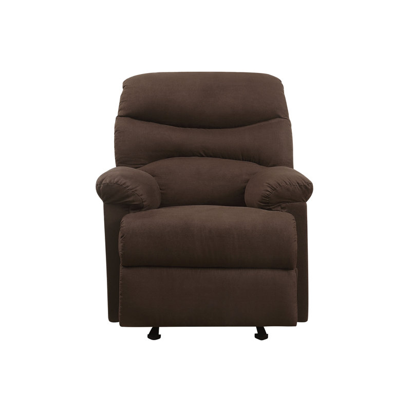 Chocolate Microfiber Motion Recliner, Chocolate Microfiber/Microsuede