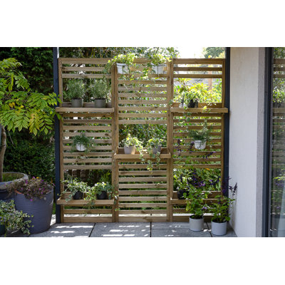 Wood Wall Planter