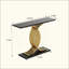 Console d'appoint, pieds d'entrée en métal luxueux, mobilier d'entrée haut de gamme