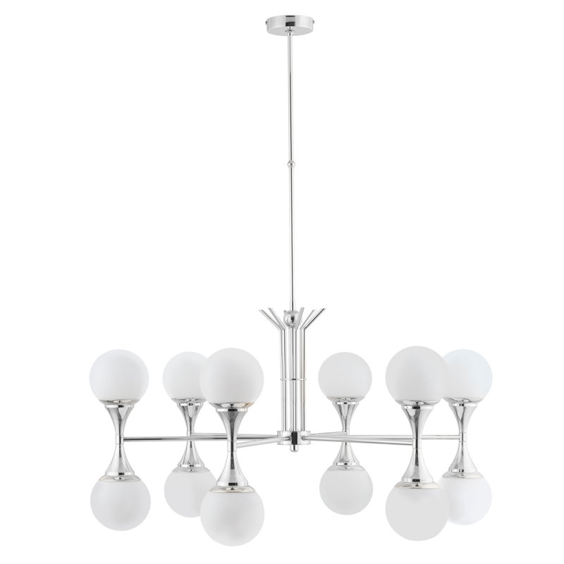 Lustre linéaire moderne Spoutnik 6 lumières Curto