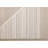 Kempst Neutral Beige Cream Striped Geometric Rug-542032413