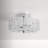 11.5"W Nowthen Nickel Semi-Flush Mount Ceiling Fixture