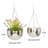 Benally Iron Hanging Dome Wall Planter-1370159637