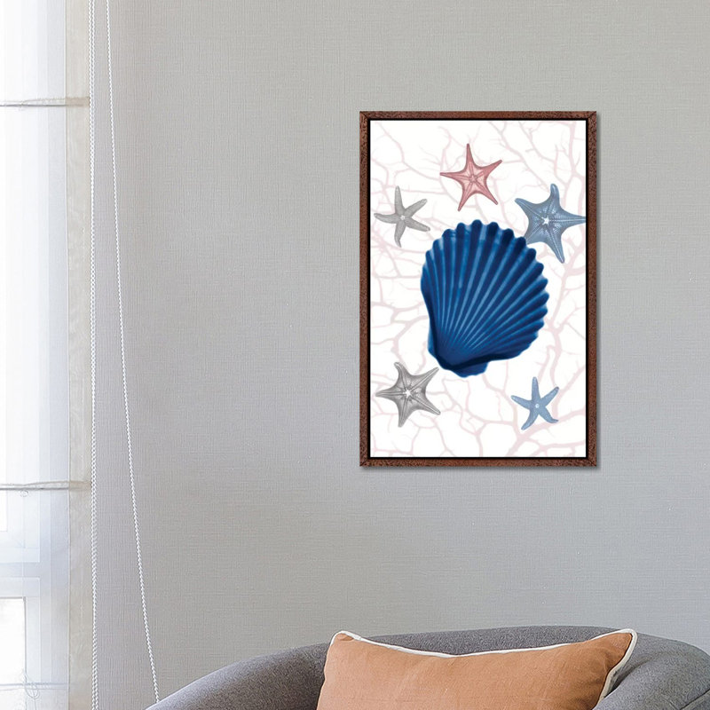Nautical Splendor II 1 Piece Wall Art on Canvas, 66.04cm H x 45.72cm W x 3.81cm D, Classic Brown Wood Framed