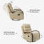 Azilda 29" Genuine Leather Push-Back Swivel Recliner-1703312185