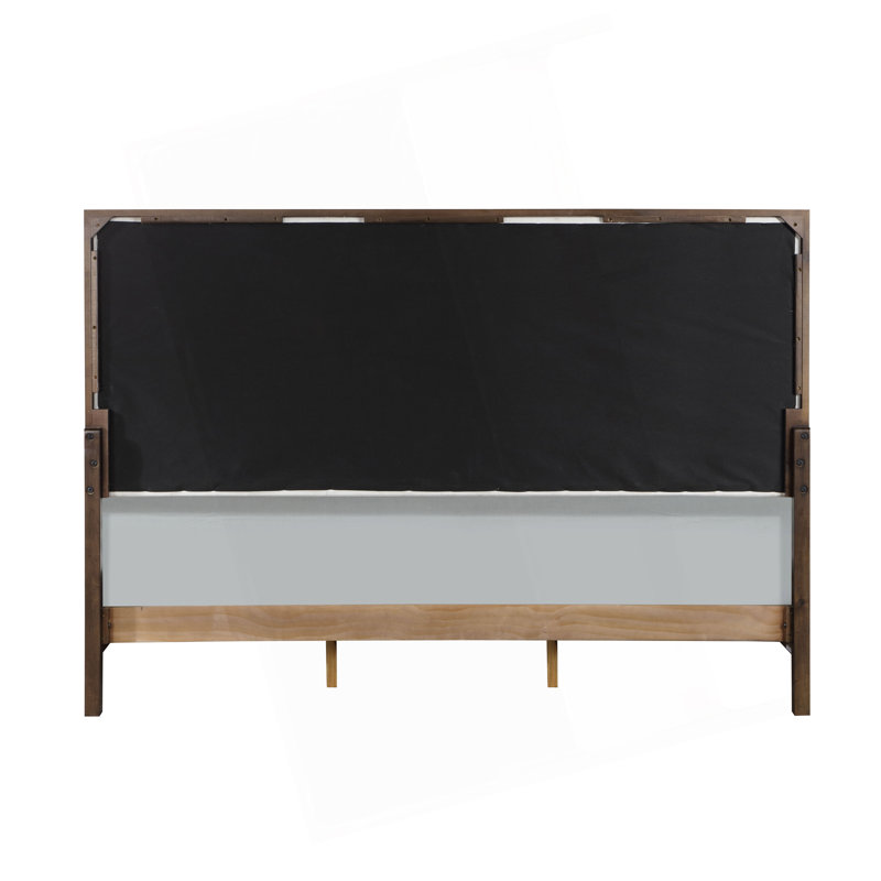 Grand lit en tissu Cerana gris clair Cerana, Grand lit