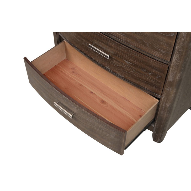 Bairdstown 2-Drawer Nightstand with Cedar-Lined Bottom Drawer
