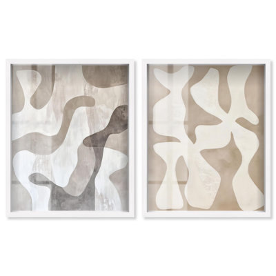 Ensemble d'art mural Serene Shapes