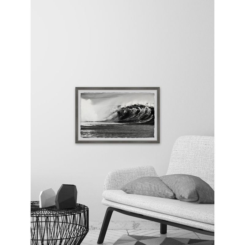 Paddle Out - Single Picture Frame Print, 20cm H x 30cm W 