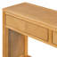 Console moderne, table d'entrée rustique avec tiroirs de rangement et tablette ouverte, table de canapé élégante-11942703