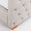 Lit touffeté en tissu Laurent beige-1935446112