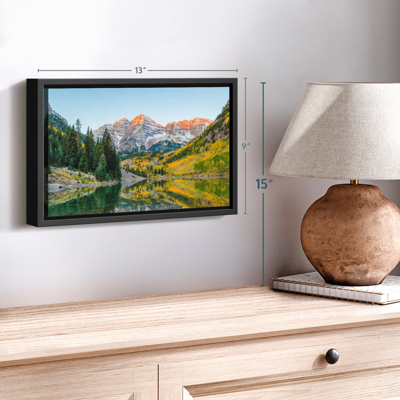 Impression sur toile Maroon Bell In Autumn, H 9 po x l 13 po