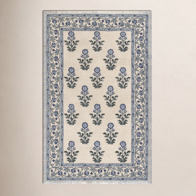 Alice Hand-Tufted Floral Wool Rug