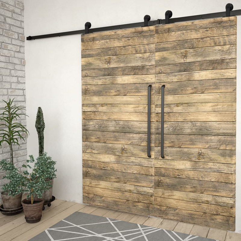 Tampere Sliding Double Door Barn Door Hardware Kit