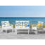 Noor Rectangular Acacia Solid Wood Outdoor Coffee Table - 100 cm W 55 cm D