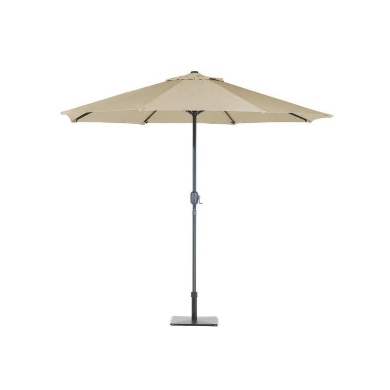 Aenwood 266cm Lighted Market Parasol, Beige