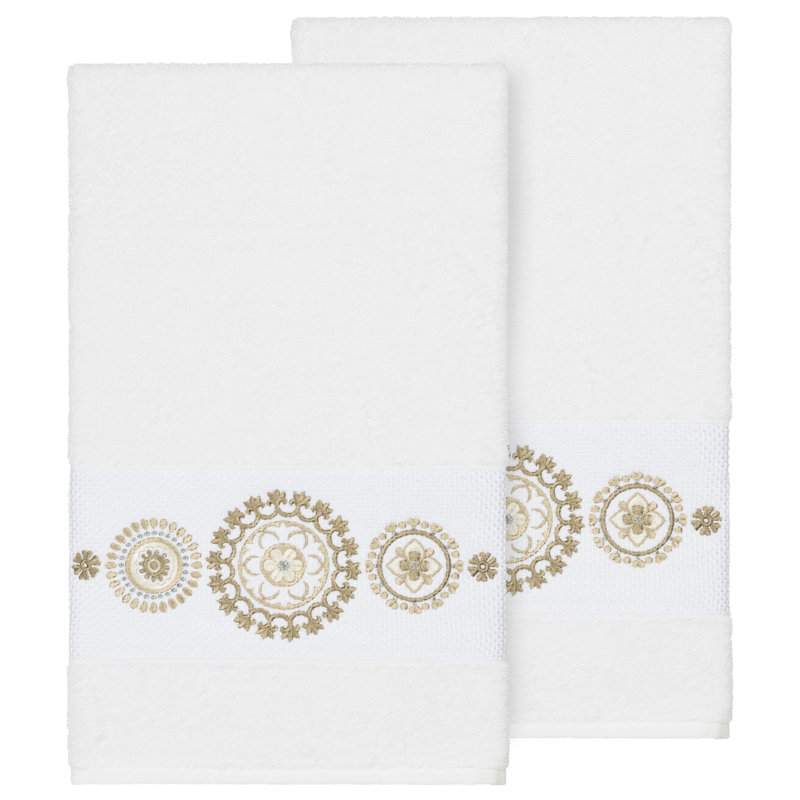 Isabelle Turkish Cotton Midweight Bath Towel, White